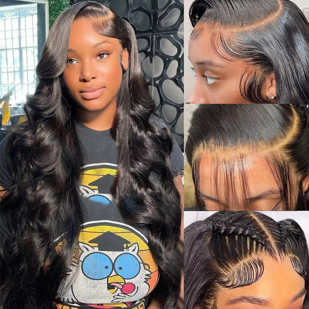 13X4 Lace Front Human Hair Wigs Brazilian Body Wave Lace Front Wig 13X6 HD Lace Frontal Wigs for Women Human Hair Closure Wig
