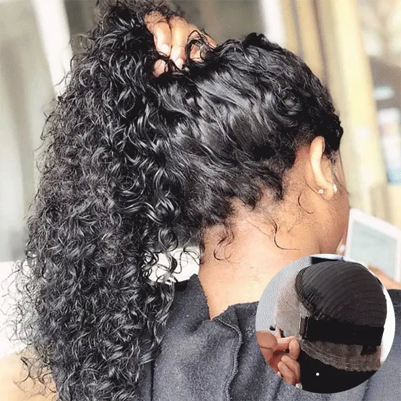 220% Density Glueless 360 Lace Frontal Wigs with Hidden Elastic String Ready & Go Affordable Snug Fit Human Hair Wigs Special Sale
