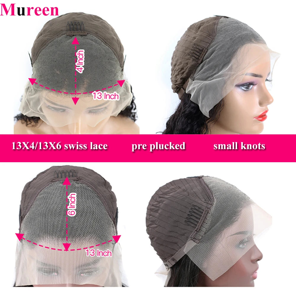 250% Density Straight Hair 13X6 HD Lace Frontal Wig Human Hair 13X4 Full Lace Front Wig for Women Human Hair Wigs