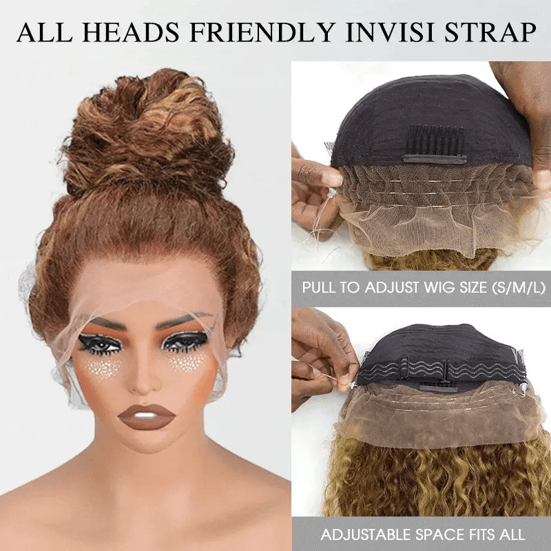 220% Density Glueless 360 Lace Frontal Wigs with Hidden Elastic String Ready & Go Affordable Snug Fit Human Hair Wigs Special Sale
