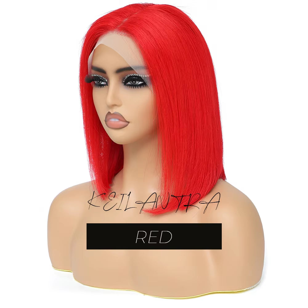 Grey Lace Front Wigs BOB Hair Grey Human Hair Wigs BOB Wig Straight 13X4 Lace Frontal Wig Colored Human Hair Wigs