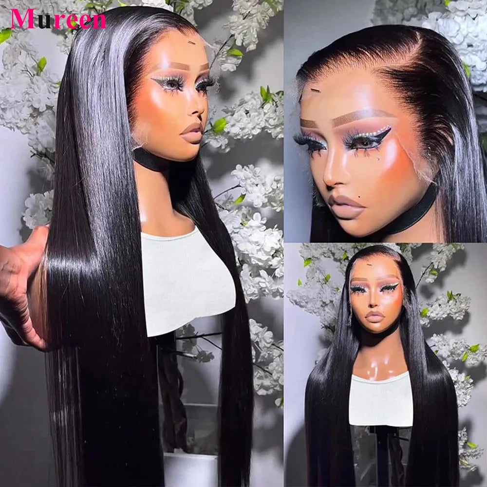 250% Density Straight Hair 13X6 HD Lace Frontal Wig Human Hair 13X4 Full Lace Front Wig for Women Human Hair Wigs