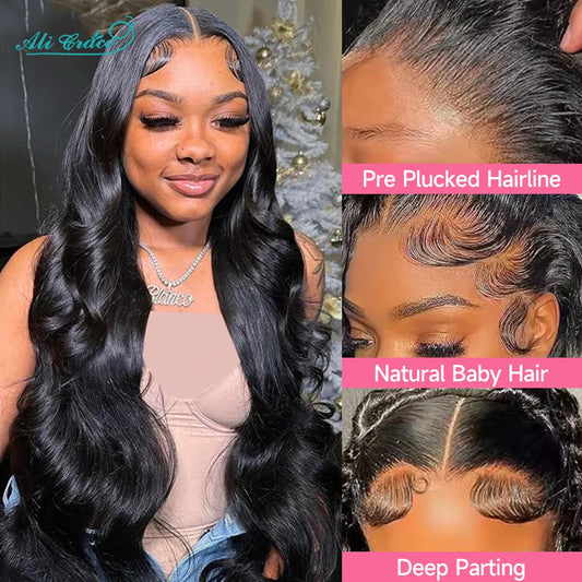 Body Wave Lace Front Wig Body Wave Human Hair Wigs for Women Brazilian Hair Pre-Plucked 13X4 Lace Frontal Hair Wigs