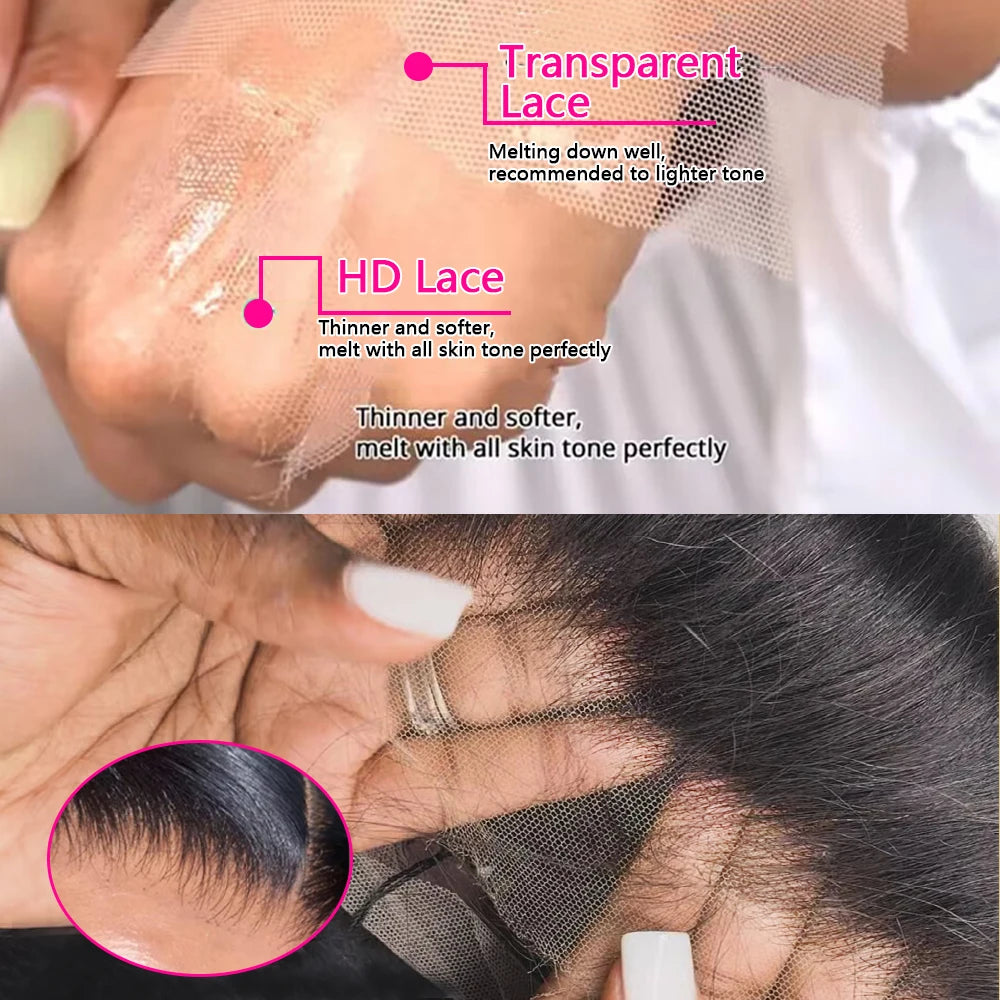 13X4 Lace Front Human Hair Wigs Brazilian Body Wave Lace Front Wig 13X6 HD Lace Frontal Wigs for Women Human Hair Closure Wig