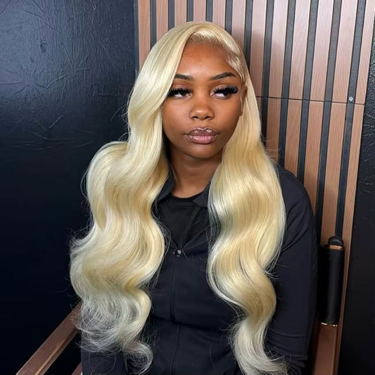 613 Hd Lace Frontal Wig 13X6 Body Wave Human Hair Wigs Pre Plucked Brazilian 30 Inch Blonde 13X4 Lace Front Wig 100% Human Hair
