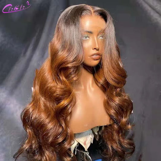 Ombre Lace Front Wig Human Hair Wigs for Women Brazilian Body Wave Lace Front Wig 13X4 Blonde Lace Frontal Wig on Sale Clearance