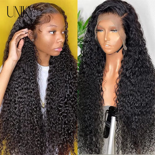 Jerry Curly Lace Front Wig 13X4 Transparent Lace Wig for Women Cabelo Humano Original Brazilian Deepkinky Curly Human Hair Wigs