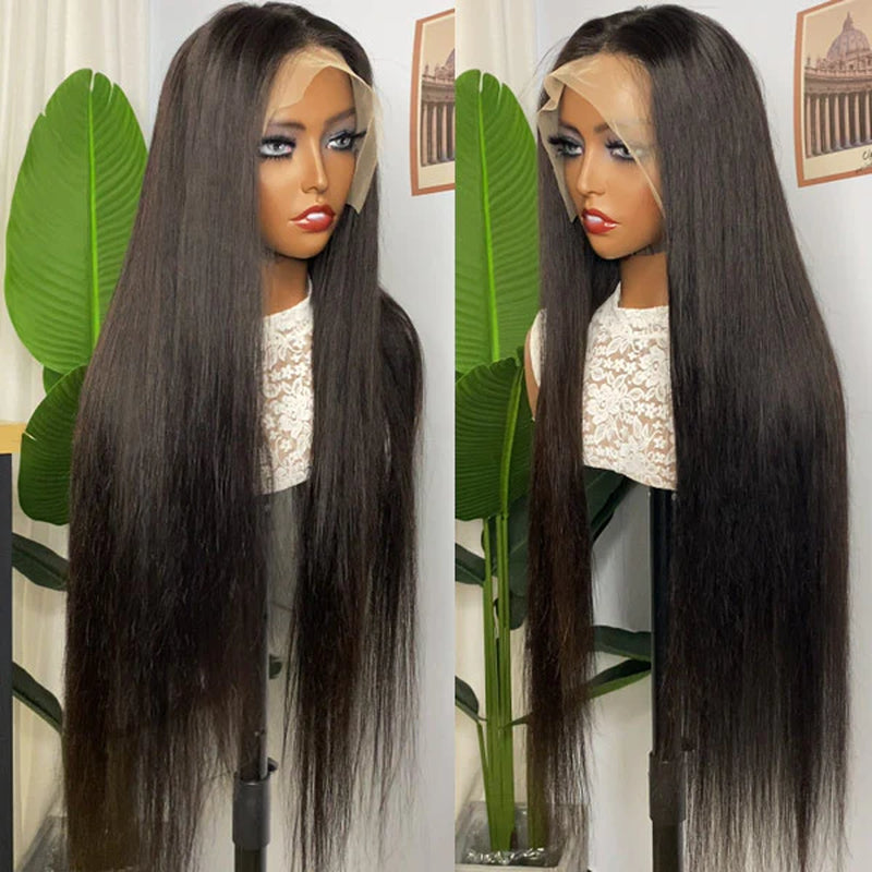 Straight Lace Wig Glueless Human Hair Wig 30 Inch Long Lace Front Wig 13X4 HD Lace Frontal Wig