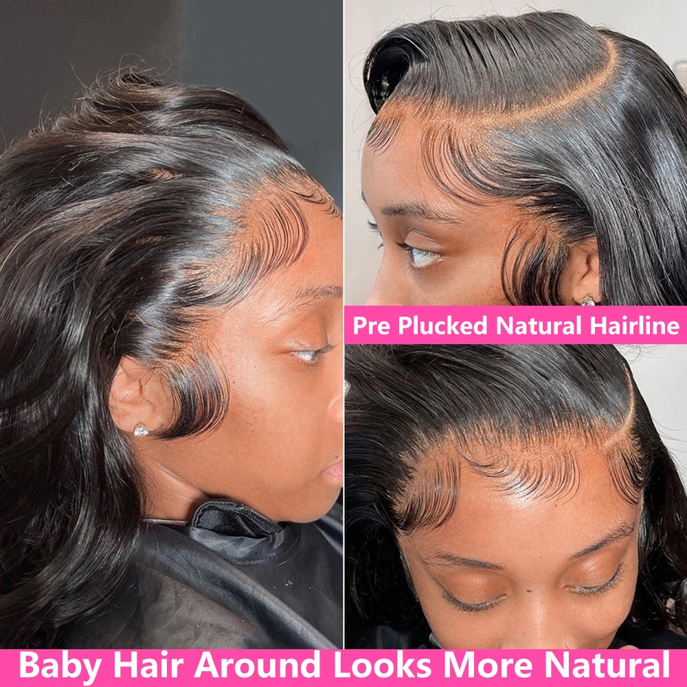 13X4 Lace Front Human Hair Wigs Brazilian Body Wave Lace Front Wig 13X6 HD Lace Frontal Wigs for Women Human Hair Closure Wig